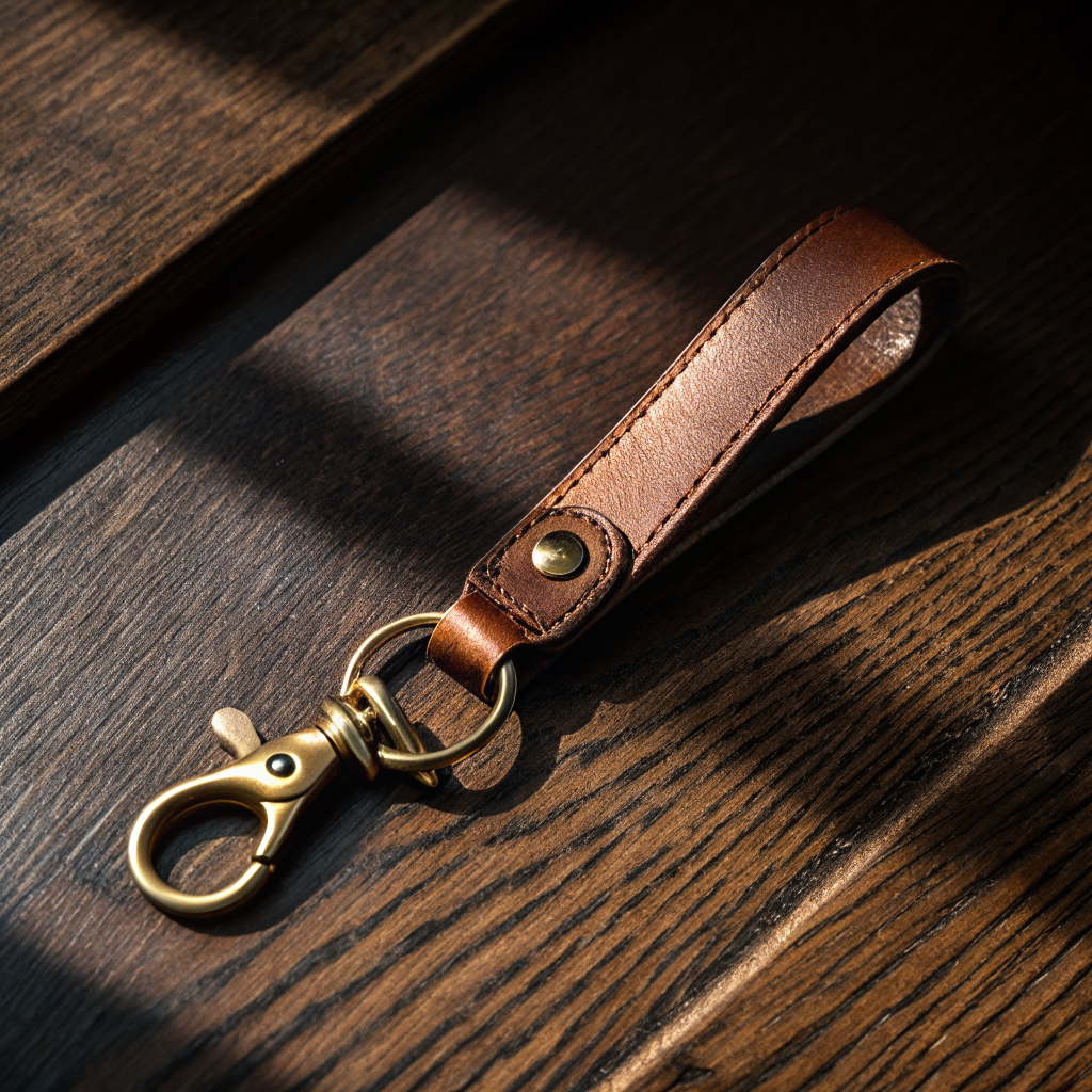 Bridle Leather Keychain