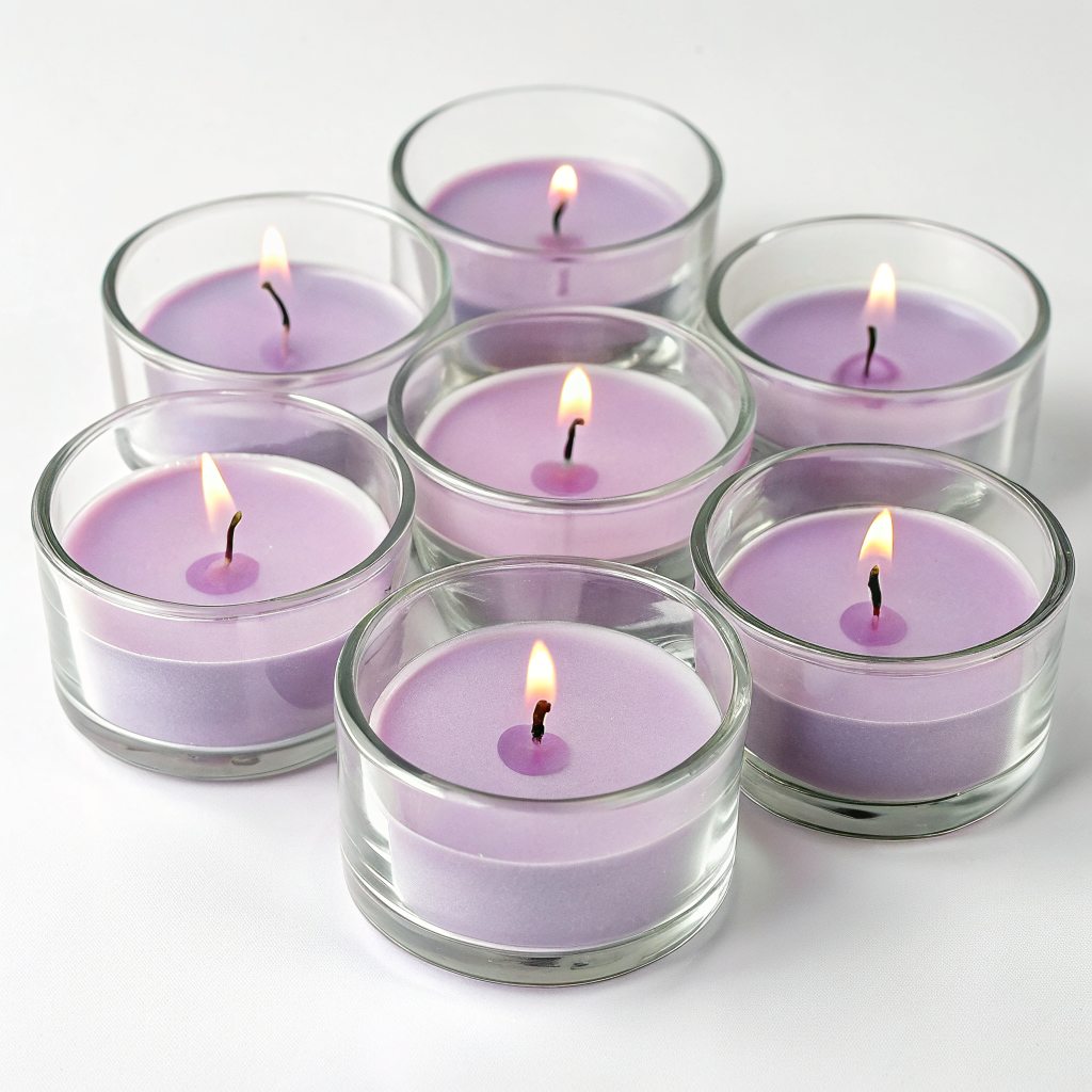 Lavender Tea Light Set (6)