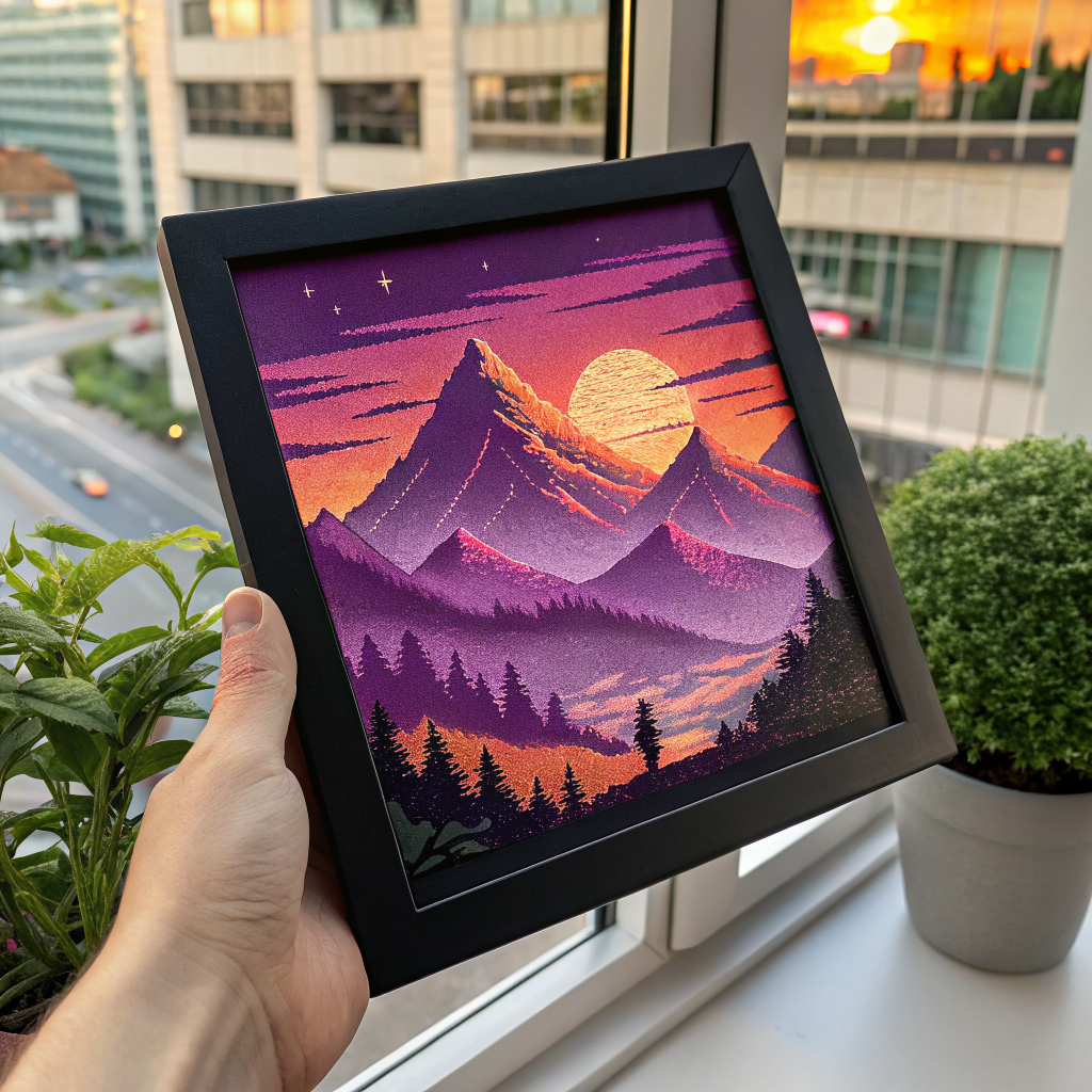 Pixel Sunrise No. 1